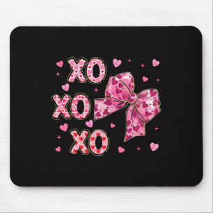 Kokette Valentine Xoxo Lustige Valentinsbögen Herz Mousepad