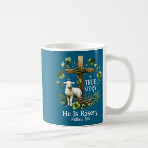 Kokette wahre Geschichte er ist auferstanden Oster Kaffeetasse