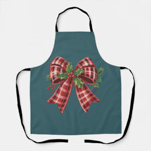 Kokette Weihnachts-Schleifen-Squad-Geschenk Niedli Schürze