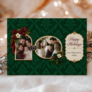 Kokette Weihnachtsfarbe Samt 2 Fotos Weihnachten