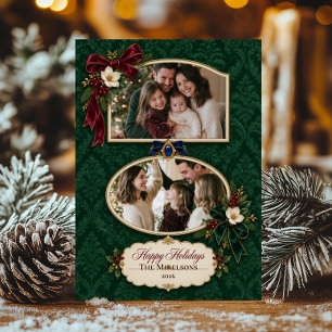 Kokette Weihnachtsfarbe Samt 2 Fotos Weihnachten