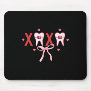 Kokette Zahn Xoxo Zahnarzt Hygienikerin Dental-Tea Mousepad