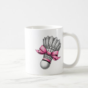 Koketten Bogen Badminton Shuttle Rosa Band Mama Mä Kaffeetasse