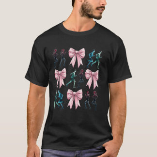 Koketten-Bogen Lauf Runner Marathon Rosa Mutter T-Shirt