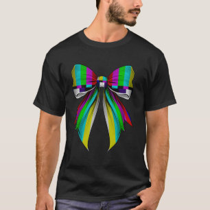 Koketten-Bogen-TV-Test Kameramann Kinematographie T-Shirt