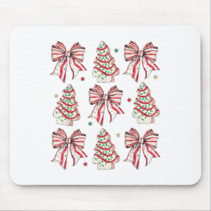 Koketten-Bogen-Weihnachten Debbie Becky Jen Kuchen Mousepad