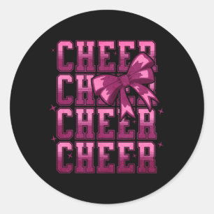 Koketten-Jubelbogen Cheerleading-Teamgeist Sport Runder Aufkleber