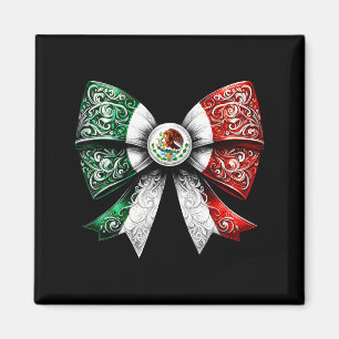 Koketten Schleifenband Mexikanische Flagge Festlic Magnet