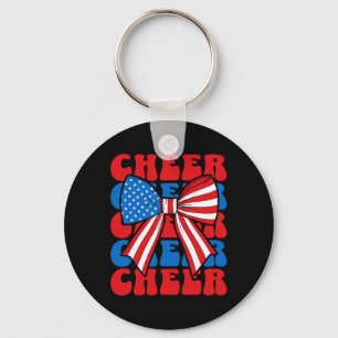 Koketten-Wimpel Sport Cheerleader USA Amerikanisch Schlüsselanhänger