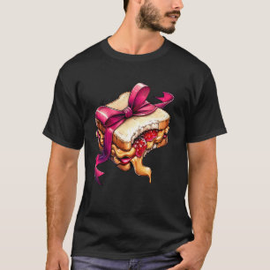 Koketter Bogen Erdnussbutter und Gelee PB & J Sand T-Shirt