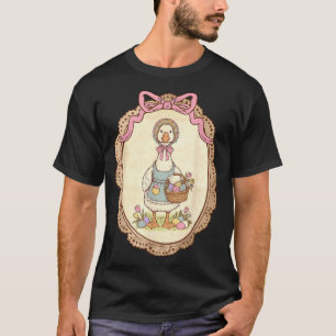 Koketter Bogen Lustiger Alberner Gans Hase Eier Gl T-Shirt