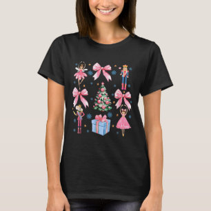 Koketter Bogen Weihnachts Nussknacker Ballett Fest T-Shirt