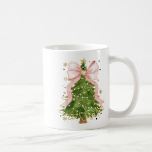 Koketter Bogen-Weihnachtsbaum Xmas-Feiertag Mädche Kaffeetasse