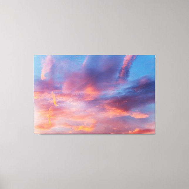 koketter Himmel Leinwanddruck (Vorderseite)