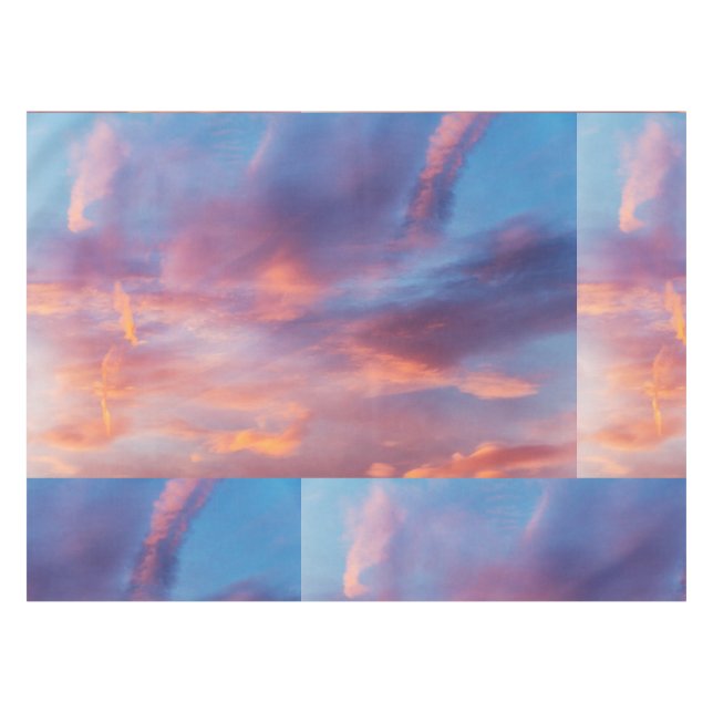 koketter Himmel Tischdecke (Vorderseite (Horizontal))