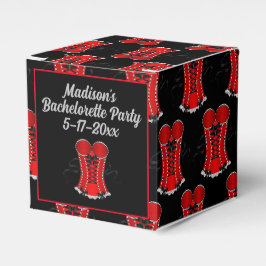 Koketter Rotkorsetwürfel Geschenkschachtel