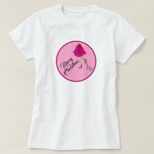 Kokettes Weihnachts-Thirt T-Shirt