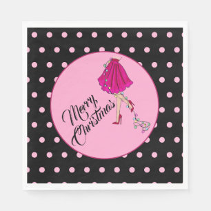 Kokettes Weihnachtsbuch Napkin Serviette