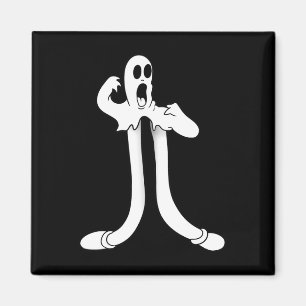 Koko Das Clown Ghost Splits Blackwork Magnet