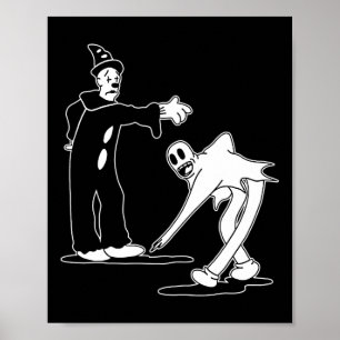 Koko Der Clown Ghost Magic Tanz Poster