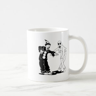 Koko der Clown und Geister tanzen Kaffeetasse