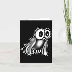 Koko Der Clown X Owl Ghost X Vintager Cartoon Karte