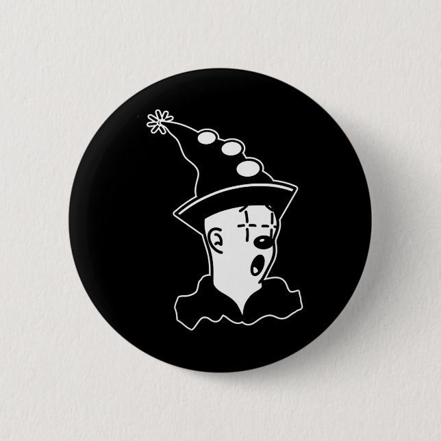 Koko der Clowngeister überrascht Button (Vorderseite)