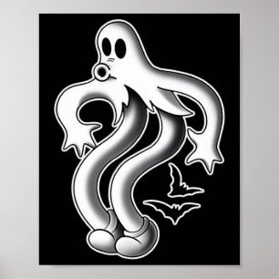 Koko Die Clown Ghost Spooky Ts Poster