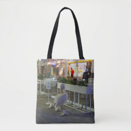 Koko, Pelikan im Hafen von Paphos, Zypern Tasche