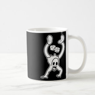 Koko The Clown Ghost Lucky Dice Handstand Gothic C Kaffeetasse