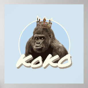 Koko The Gorilla Poster