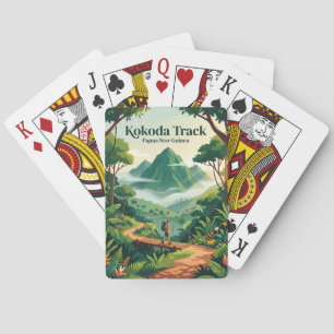 Kokoda-Track Papua-Neuguinea Spielkarten