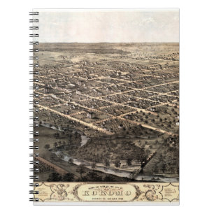 Kokomo-Indiana Vintage Karte Notizblock