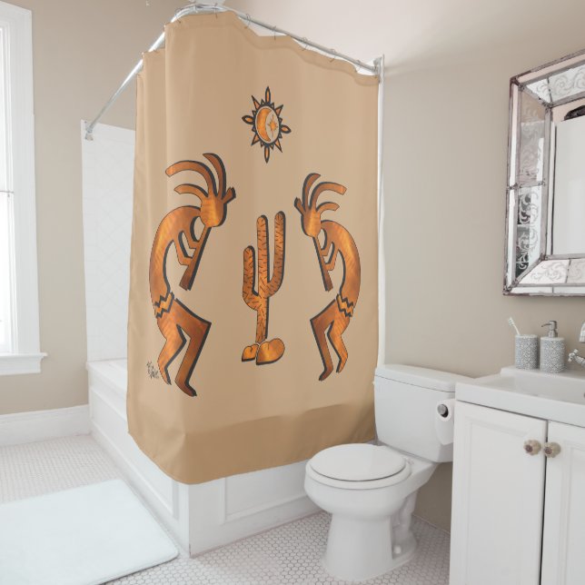 Kokopell Sud-Ouest Et Rideau De Douche Cactus (En situation)