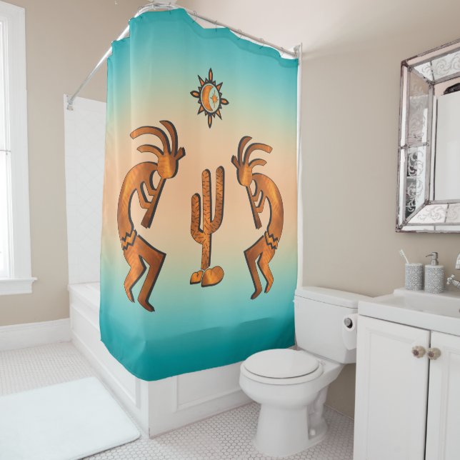 Kokopell Sud-Ouest Et Rideau De Douche Cactus (En situation)