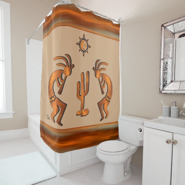 Kokopell Sud-Ouest Et Rideau De Douche Cactus (En situation)