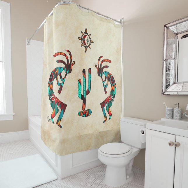 Kokopell Sud-Ouest Et Rideau De Douche Cactus (En situation)