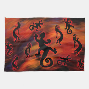Kokopelli Art Geschirrtuch