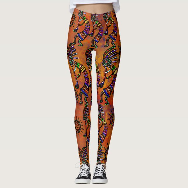 Kokopelli Art  Leggings (Vorderseite)