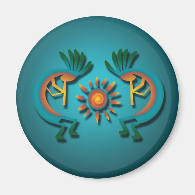 Kokopelli avec Sun Magnet (Devant)