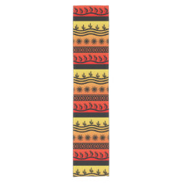 Kokopelli Aztec Tribal Suns Wüste Südwesten Kurzer Tischläufer