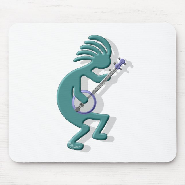 Kokopelli Banjo Mousepad (Vorne)