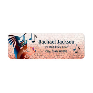 Kokopelli Blues Music 2 Desk Sunset Label