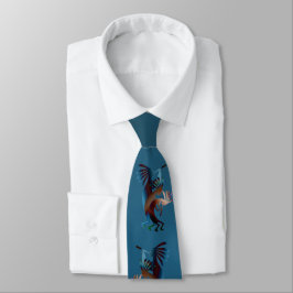 Kokopelli Blues Music Neck Tie Krawatte