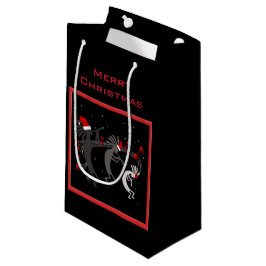 Kokopelli Christmas Small Geschenktasche Kleine Geschenktüte