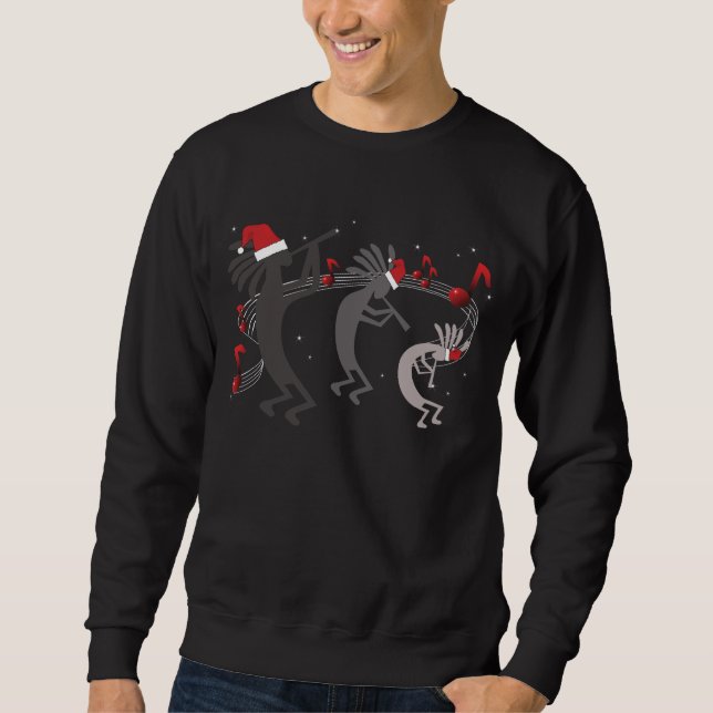 Kokopelli Christmas Sweatshirt (Vorderseite)