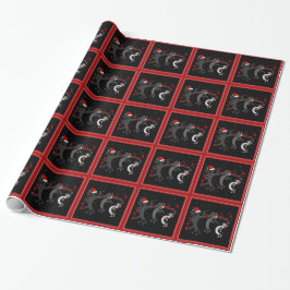 Kokopelli Christmas Wrapping Paper Geschenkpapier