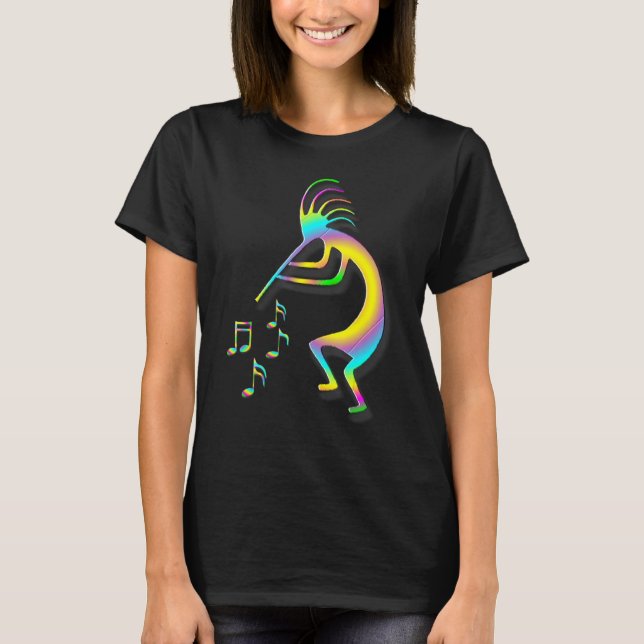 Kokopelli Cool Native American 1 T-Shirt (Vorderseite)