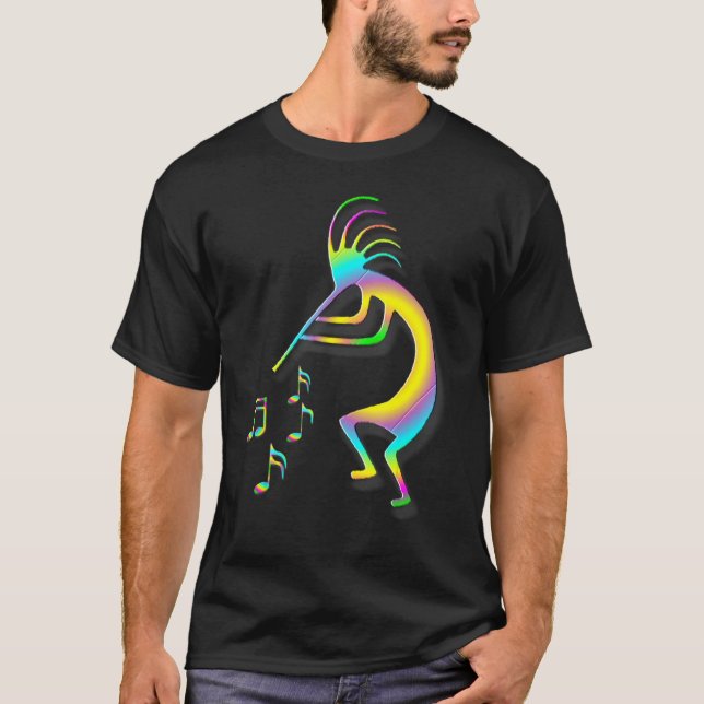 Kokopelli Cool Native American 1 T-Shirt (Vorderseite)