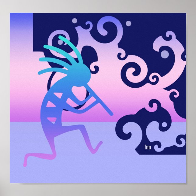 Kokopelli Dance Poster (Vorne)